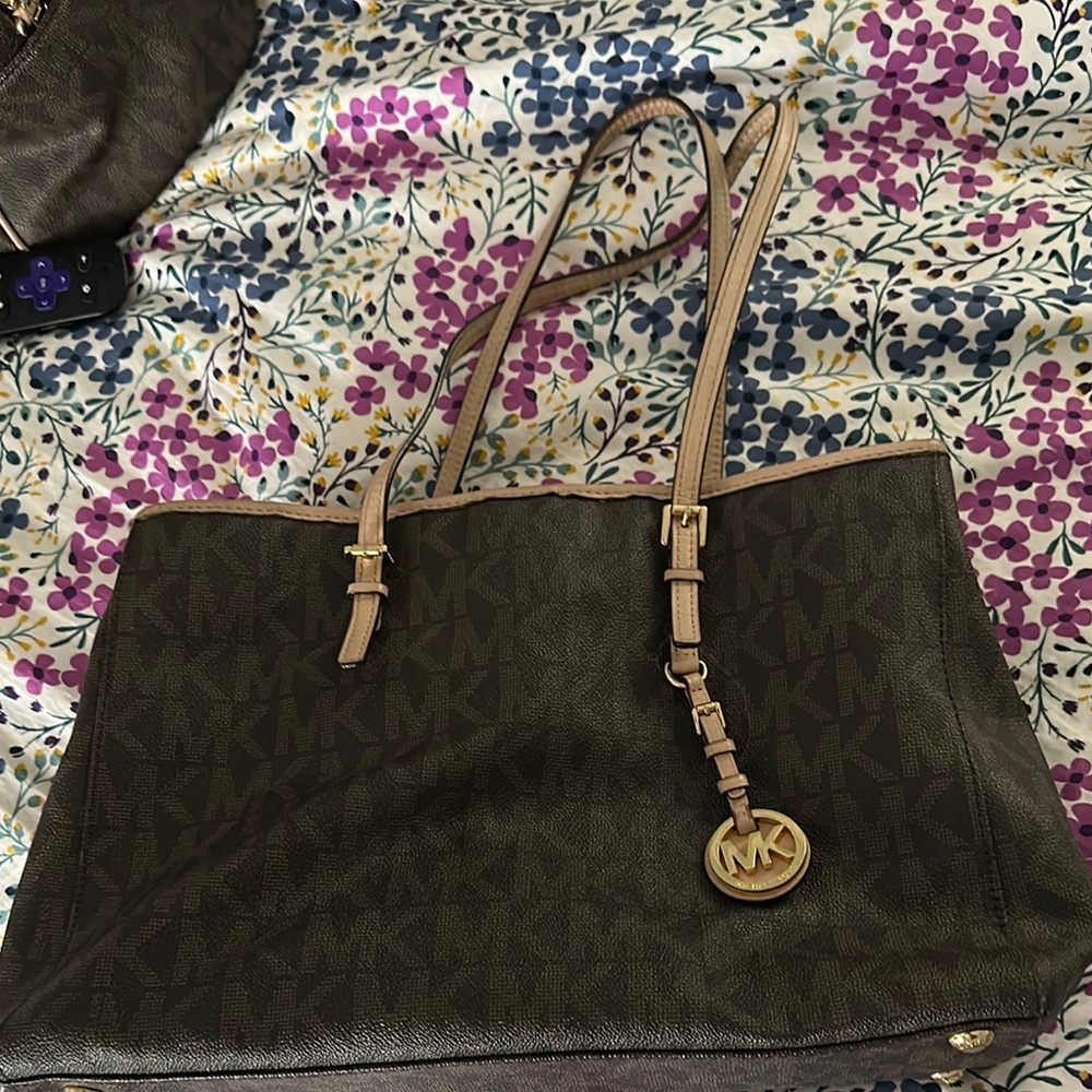 Michael Kors Brown Tote Bag